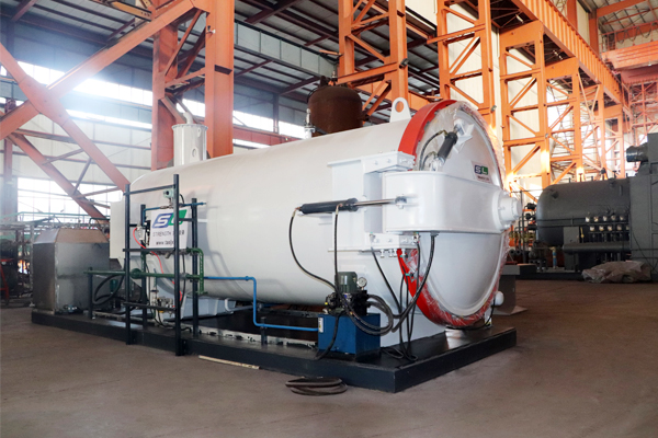 ASME、PED雙認證復合材料熱壓罐發往烏克蘭